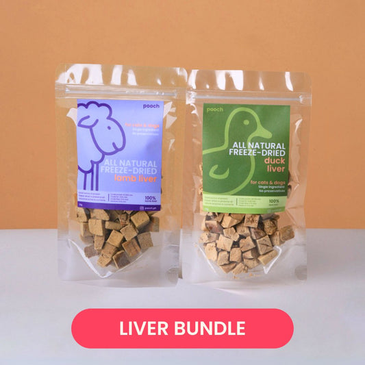 Liver Bundle - Freeze Dried Duck Liver and Lamb Liver
